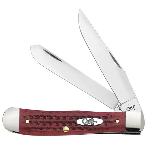 CASE Knife Pocket worn Old Red Bone Trapper 9 (CTC)  (00783) (Case)