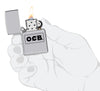 Zippo OCB Reg High Polish Chrome Cross Stitch (250-109227)