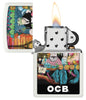 Zippo OCB Reg White Matte Cafe Culture (214-110387)