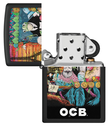 Zippo OCB Reg Black Matte Cafe Culture (218-110388)