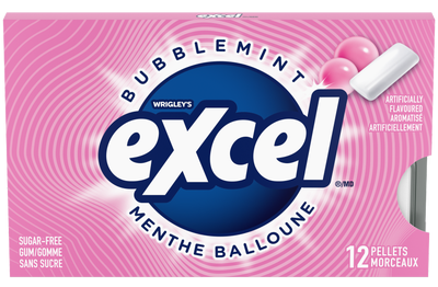 Wrigley's Excel Bubblemint 12 g (107569) (0513396)