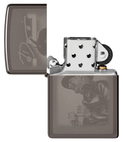 Zippo Gord Downie Signature Black Ice (Model # 150-106147)