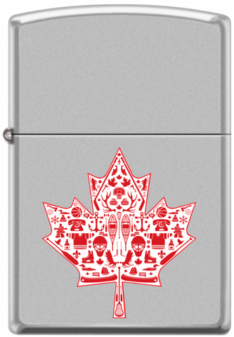 Zippo Souvenir Detailed Maple Leaf 205 (205-078174)
