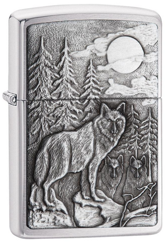 Zippo Br.Chr.,Timberwolves Emblem (20855)