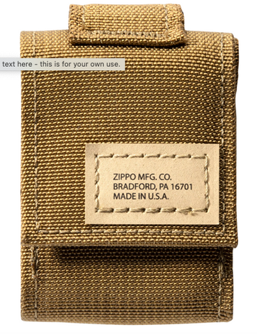 Zippo Coyote Tactical Pouch (48401)