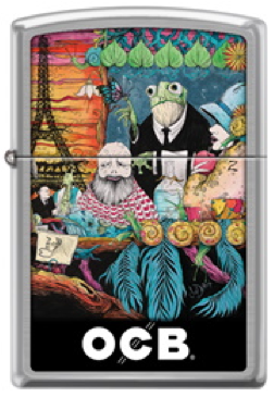 Zippo OCB Reg Chrome Cafe Culture (200-110386)