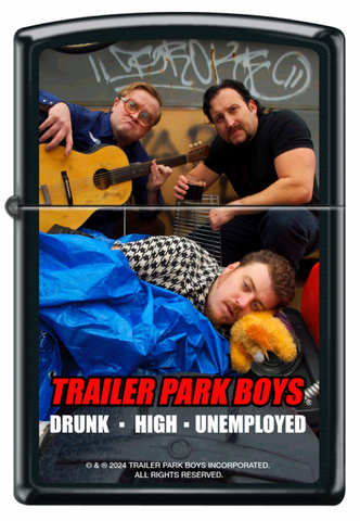 Zippo Trailer Park Boys Black Matte (218-114505)