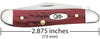 Case Red Jig Bone (00781) (Case)