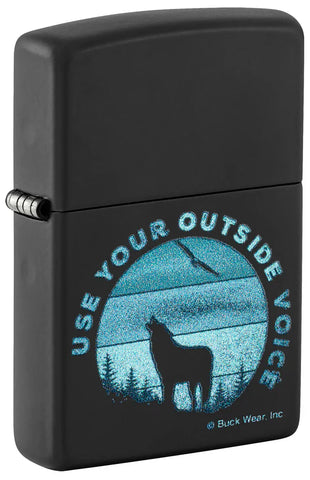 Zippo Buck Wear Outside Voice Design (46590)
