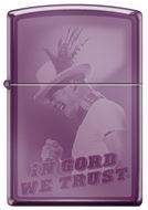 Zippo In Gord We Trust Purple (Model # 24747 -106142)