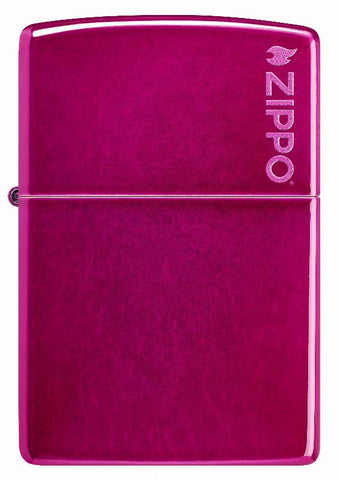 Zippo Translucent Candy Raspberry ZIPPO LOGO (24003ZL)