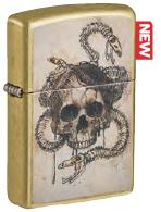 Zippo Skull Snake Design (47175)