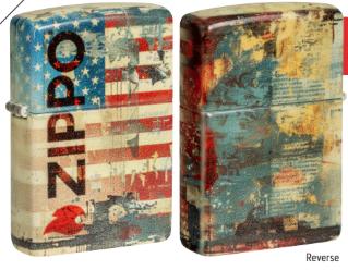 Zippo Grunge Flag (47438)