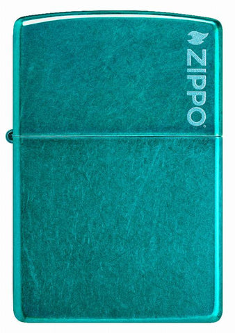 Zippo Translucent Candy Teal ZIPPO LOGO (24004ZL)