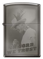 Zippo In Gord We Trust Black Ice (Model # 150-106137)