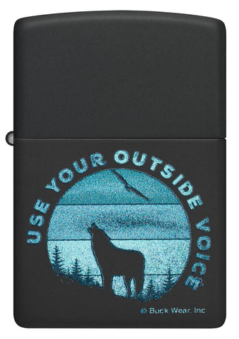 Zippo Buck Wear Outside Voice Design (46590)