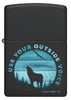 Zippo Buck Wear Outside Voice Design (46590)