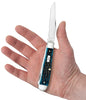 Case Pocket Worn® Peach Seed Jig Mediterranean Blue Bone Trapper (51850) (Case)
