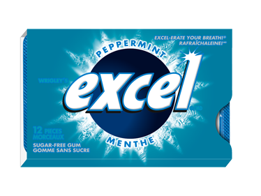 Wrigley's Excel Peppermint 12's  (100571) (509777) (15023279)