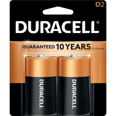 Duracell Coppertop D 2 Pack(6's)