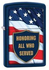 Zippo US Flag Honour Navy Matte (29092)