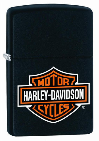 Zippo Harley Blk.Matte Logo (218HD.H252)