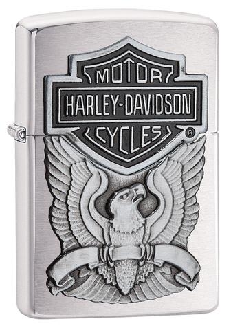 Zippo Harley Made In USA Brush Chr. (200HD.H284)