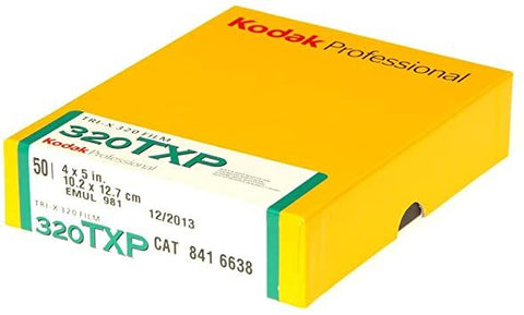 Kodak Professional TRI-X 320 Film / 320TXP / 4 x 5 50 Sheets (8416638)