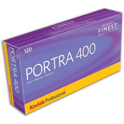 Kodak Professional Portra 400 Film / 120 Propack 5 Rolls (8331506)