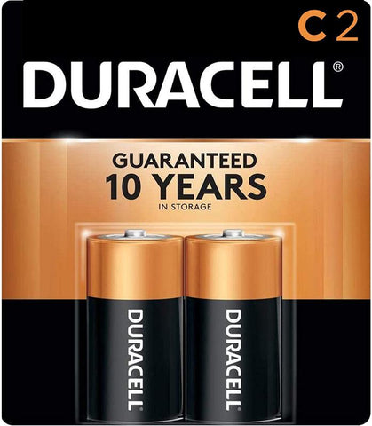 Duracell Coppertop C 2 Pack(8's)