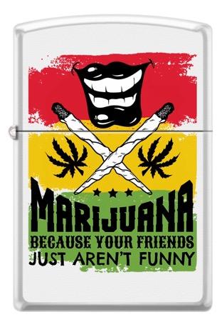 Zippo Leaf Marijuana Mouth (58062)