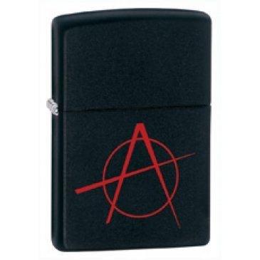 Zippo Blk. Matte Anarchy (20842)