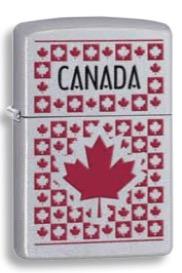 Zippo #205 Canada Maple Leaves (61875)
