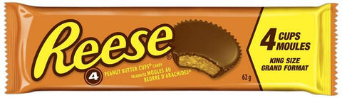 Hershey Reese's Peanut Butter Cup King Size 62g x 24 (103184) (46120830) (752298) ( HBK )