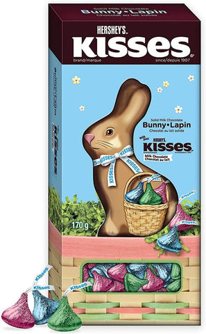 Hershey Easter Milk Choc Bunny w/kisses 170g. (107823)