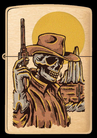 Zippo Wild West Skeleton Design (48519)